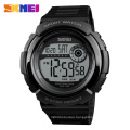 Skmei 1367 fashion cheap in bulk alarm chronograph wristwatch waterproof black digital sport watch